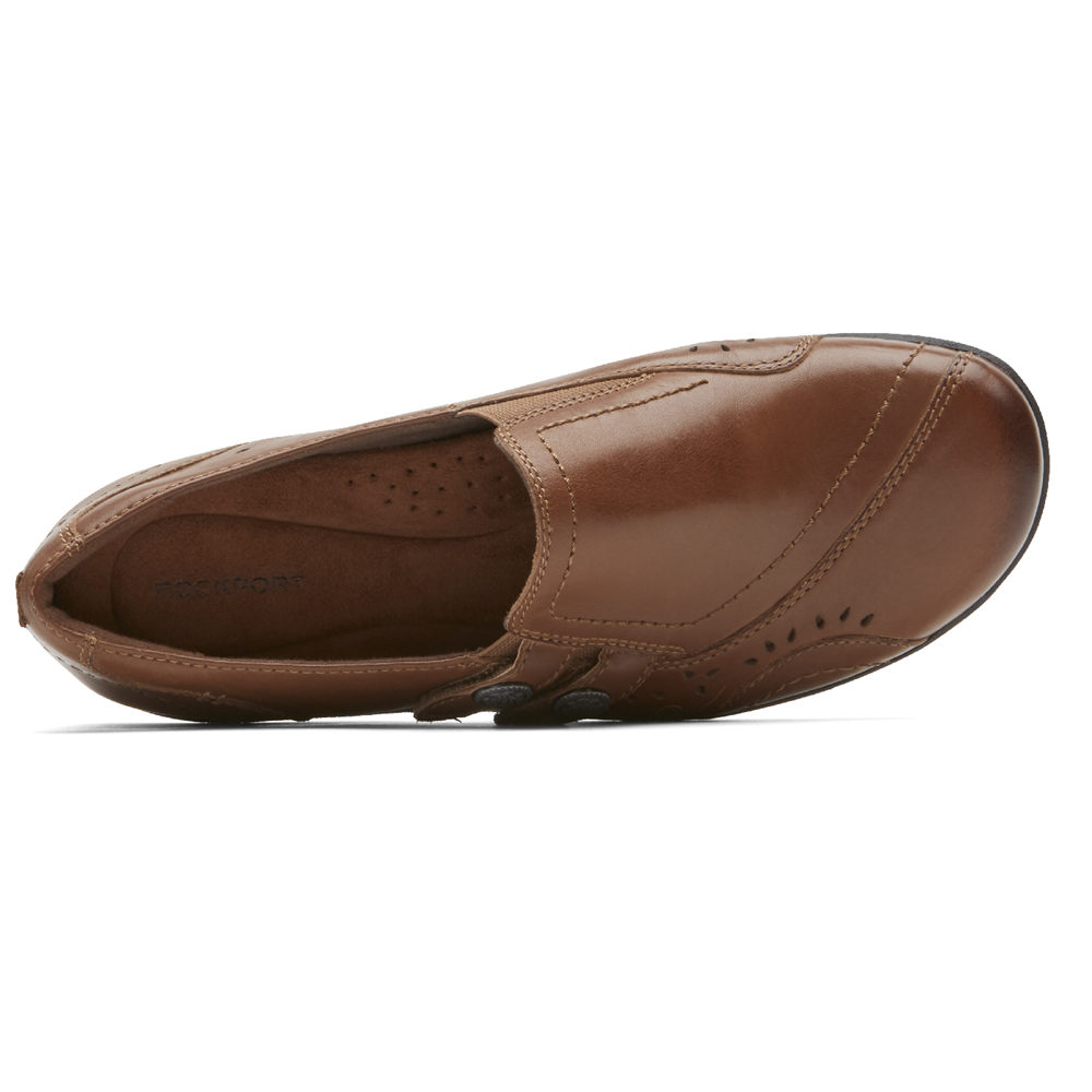 Slip-Ons Rockport Mujer Mexico - Daisey Marrom - ZJFMW9673